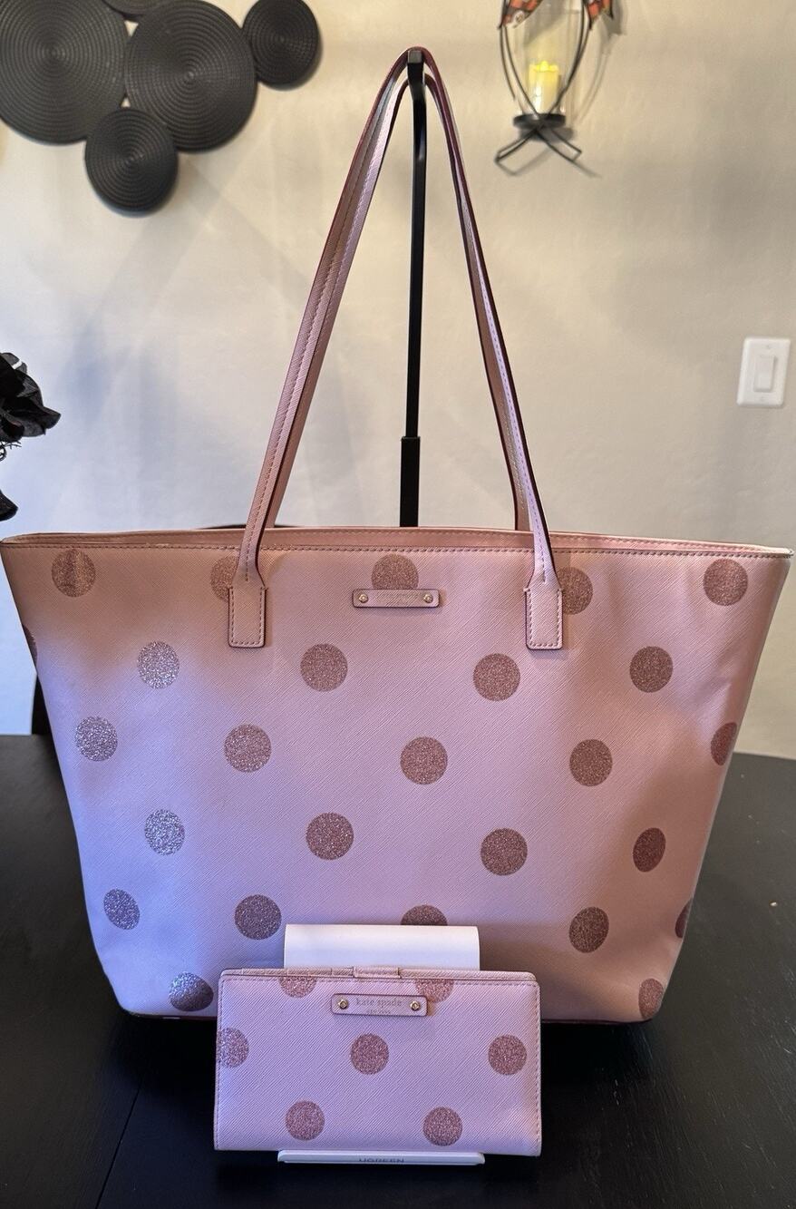 Kate Spade Haven Lane Hani Tote Bag And Matching Wallet